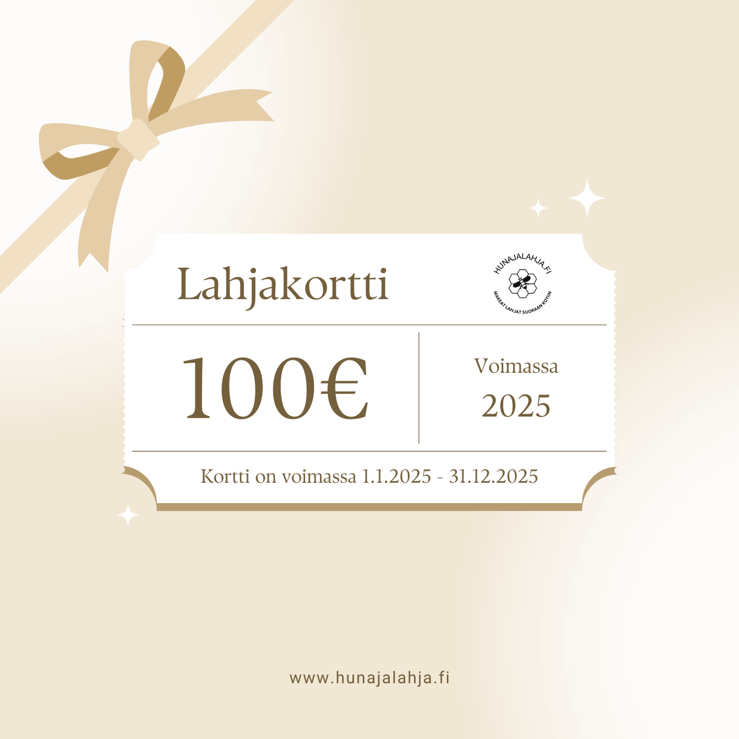 Hunajalahja-lahjakortti