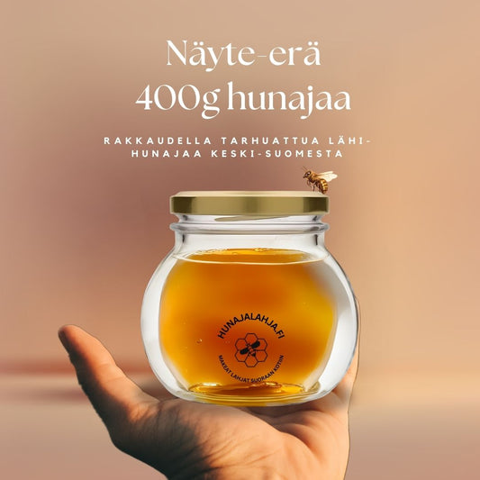 Hunajalahja (400 g) - näyte-erä - POSTITUS SISÄLTYY HINTAAN!